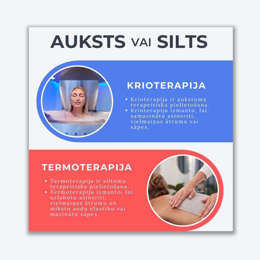 krioterapija un termoterapija